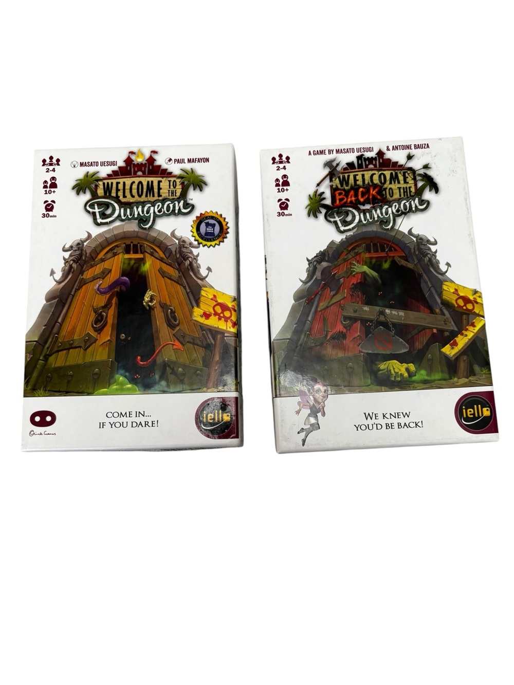Iello Welcome To The Dungeon & Welcome Back to The Dungeon 2-4 Player Set